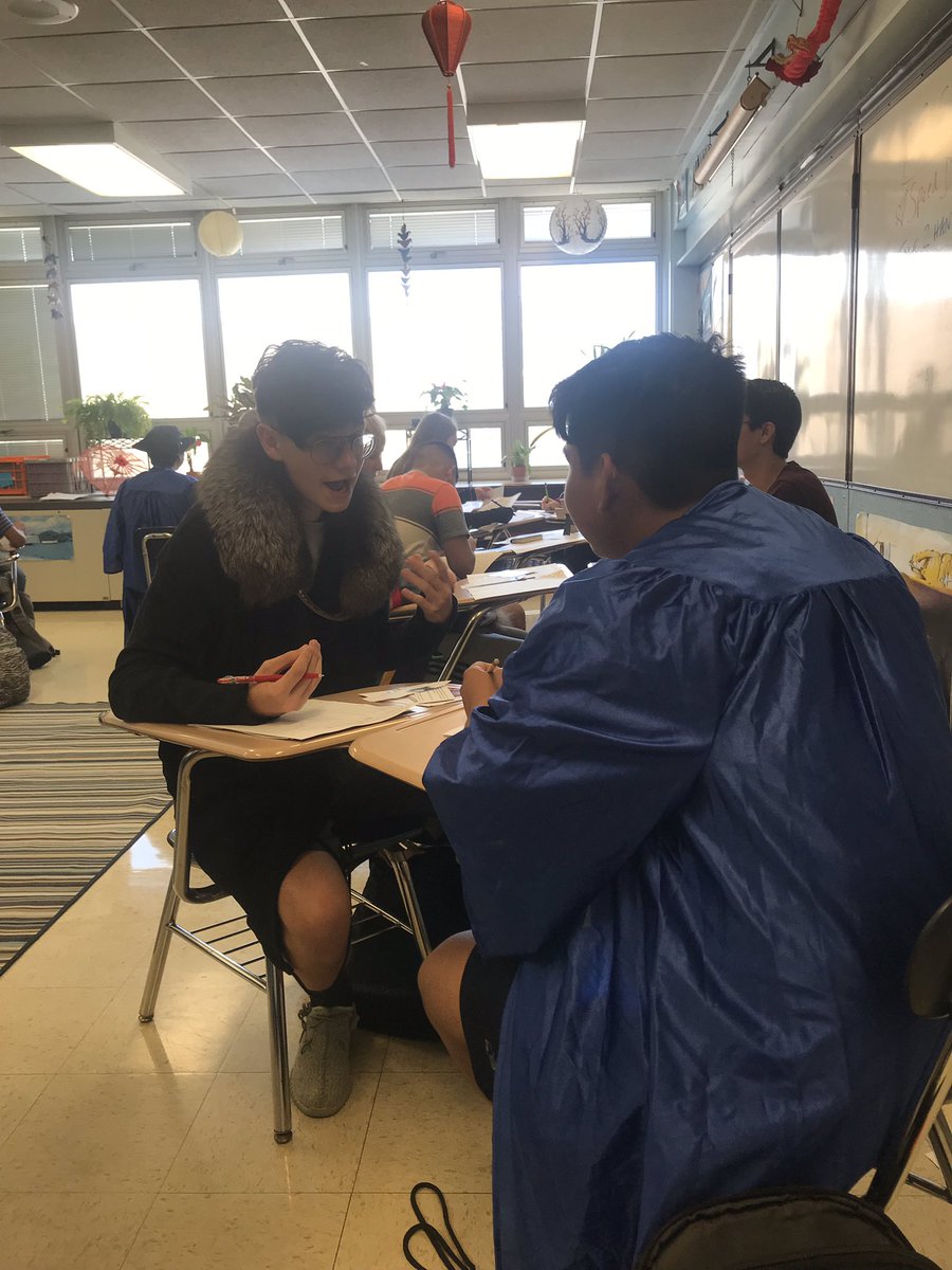 SocSciMW's tweet photo. Protestant Reformation Speed Dating: Pope Leo X meets Henry VIII in AP European History. Bringing history alive @SocSciMW @Maine_West #207Learn #207Now https://t.co/Y8pwkDI24F