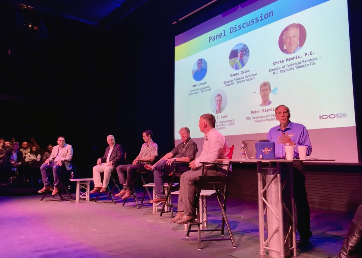 InductiveAuto's tweet photo. This panel of thought leaders is answering questions about the real-world integration of OT and IT in industrial processes in the "How Combining OT and IT Empowers Innovation" session.
#ICCLimitless https://t.co/va36SRT5Of