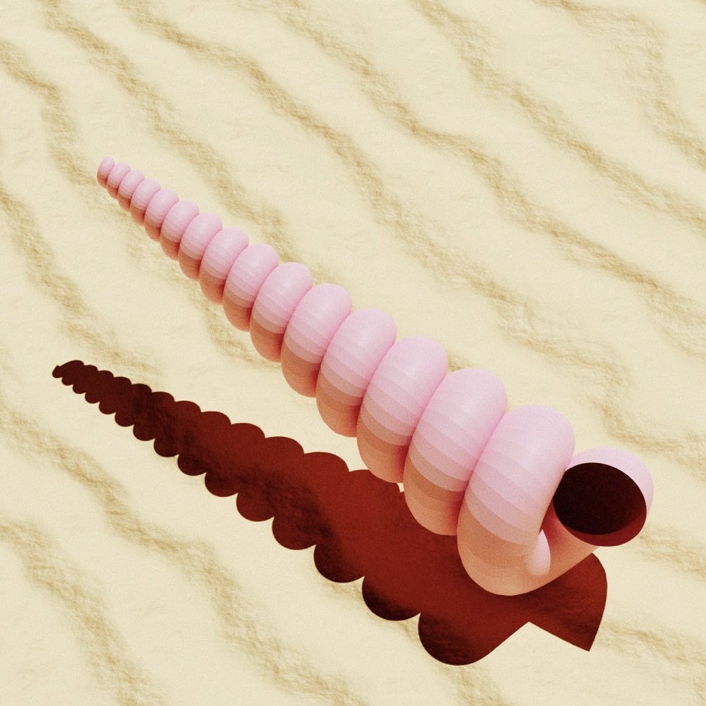 KnownOrigin_io's tweet photo. Digital artwork Turritella 3 by aurora  - Edition 1 of 3 available now ETH 0.1 ($21.28) @knownOrigin_io #3d render #blender #python #math #turritella #procedural https://t.co/szRduMDINs https://t.co/mWbTOAjVdv