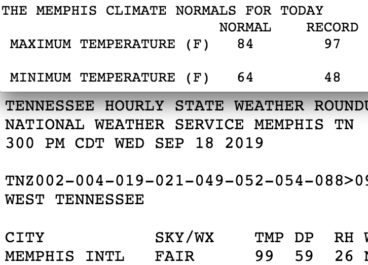 AOnek_WREG3's tweet photo. Another #RecordHighTemperature set for #Memphis today. @3onyourside https://t.co/4G347huMmA