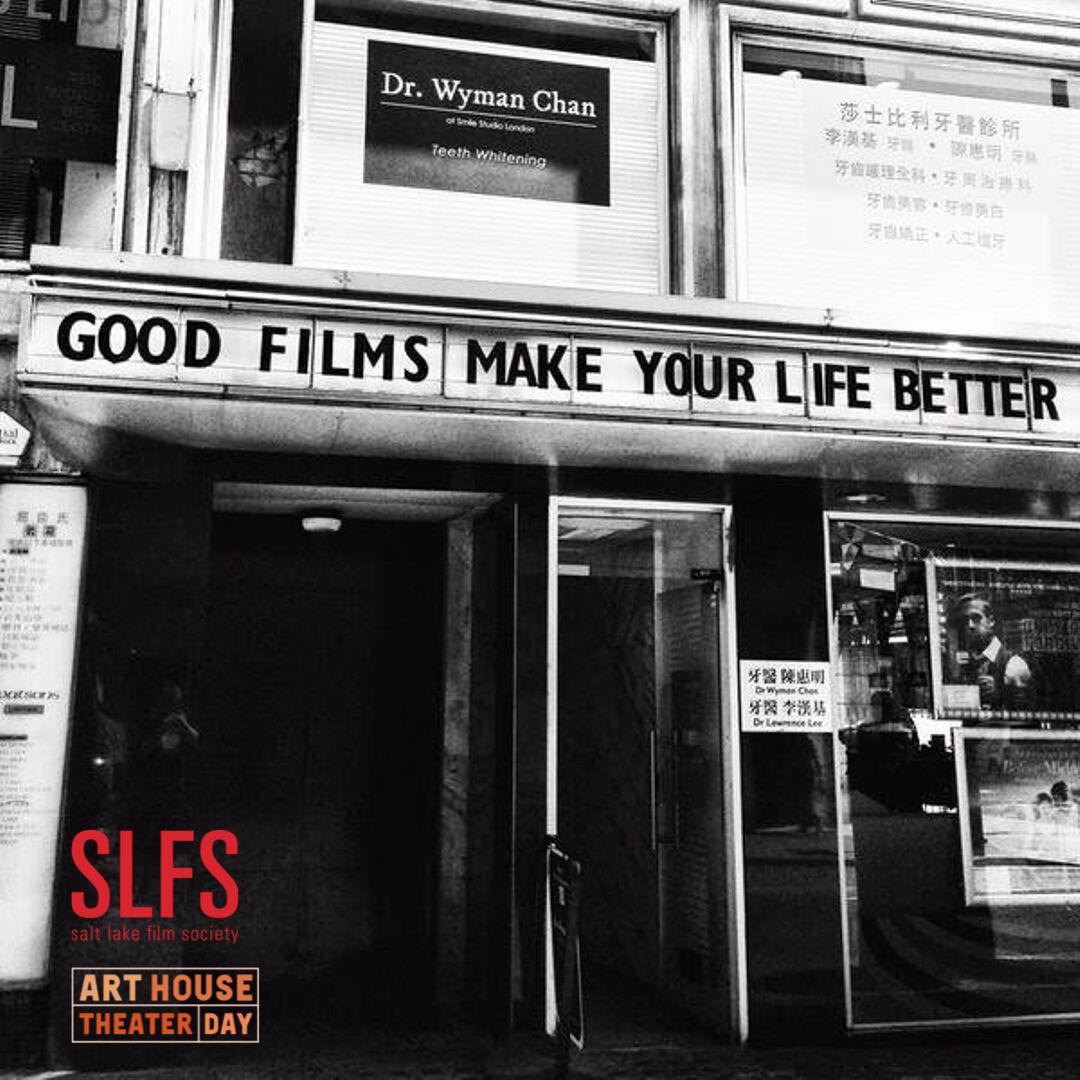 SaltLakeFilmSoc's tweet photo. SLFS ❤️ 🎥.  Join us in celebrating #AHTD2019 today! Small arthouse theaters bring unique and engaging cinema to communities nationwide. We hope to see you at the movies. https://t.co/DM8S4Uth8a
