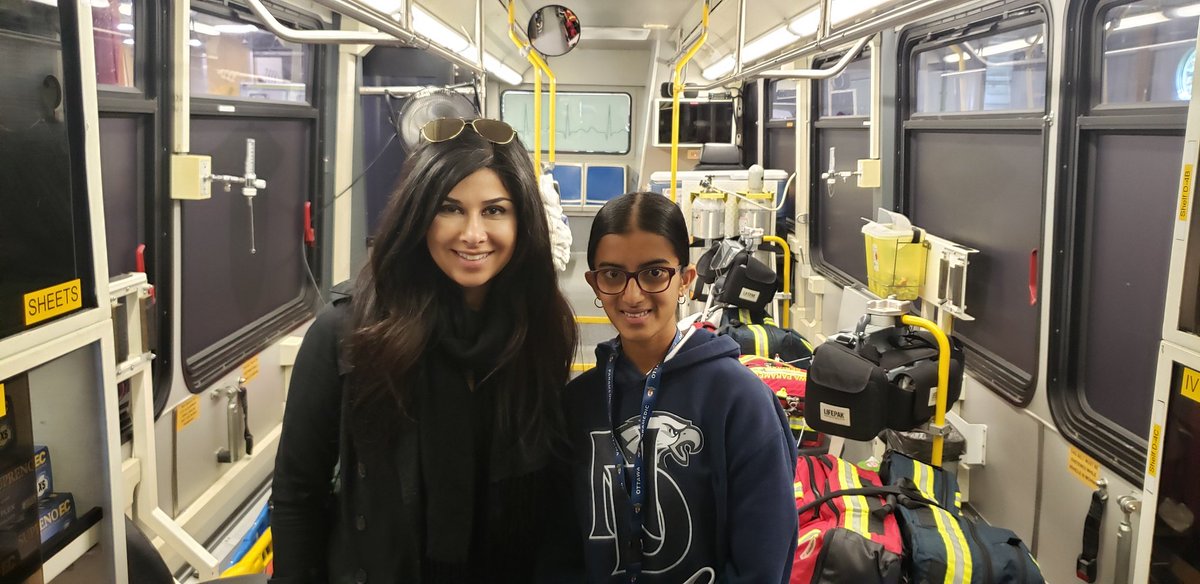 gghamari's tweet photo. We ended a busy day of driving across #Carleton, working at my constituency office, & touring @OttawaParamedic w/ a political power lunch meeting at @The_Clocktower.
Thanks @BBBSO for inviting me to be #BigForADay. Anusha is a very special young woman. #BiggerTogether https://t.co/VoMpuatjdE