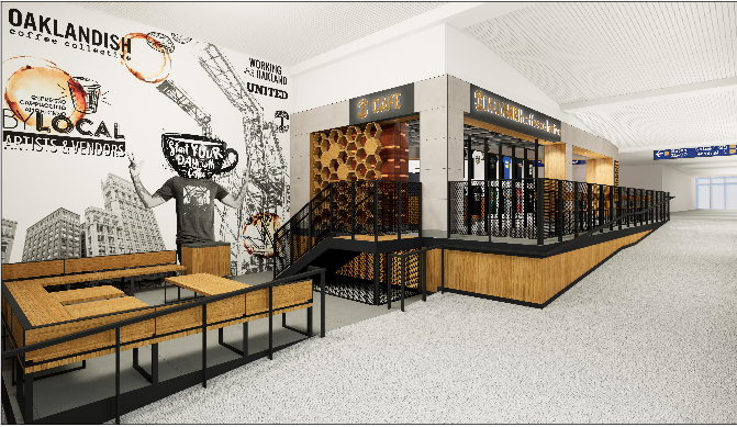 IFlyOAKland's tweet photo. Changes coming to OAK! Proudly Brewed by Peet's will become Oaklandish Coffee Collective in 2019/20.  Located Terminal 1, up the ramp, post security. 
#dineoak #idineOAK #oakeats2020 #tasteofoak #dinetheeastbayway #iflyoak #flyoakland #coffeetime #coffeeshop https://t.co/5JObIsLpo7