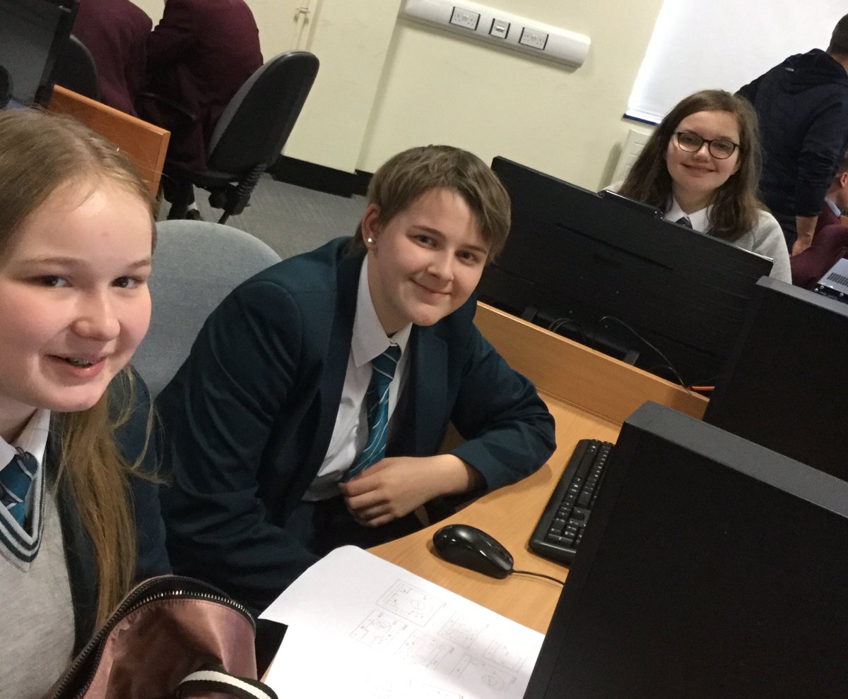 thornhill_td's tweet photo. Thank you again to @rkward and UU Magee for a fantastic day #soildworks #CAD #STEM https://t.co/UCSNz4u4ac