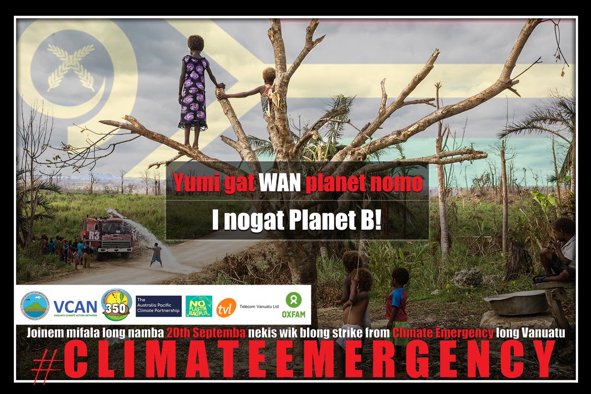 #OnePlanet #VanuatuClimateStrike #StrikeWithUs