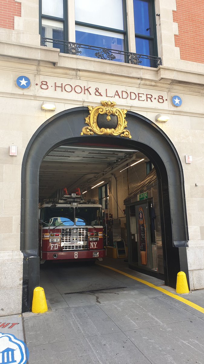 #Ghostbusters #firehouse #GhostbustersHQ #FDNY #14NorthMooreSt #Tribeca #Manhattan #NewYork #hookandladder8 #whoyagonnacall