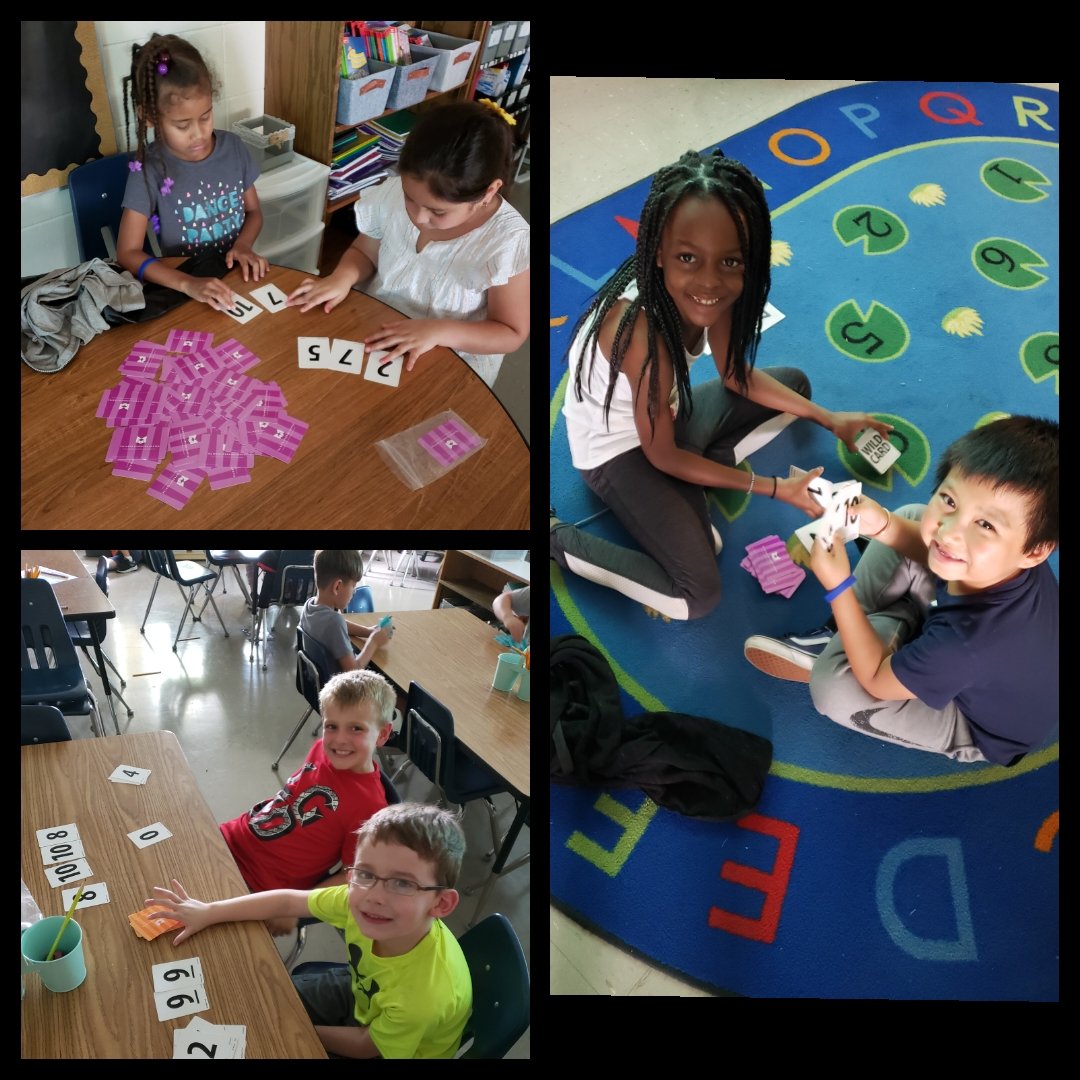 ChastanetEDU's tweet photo. These 2nd grade mathematicians worked together to find their "target sum"! #weareeisenhower #ahschools #lovethisschool @LillianDeRung https://t.co/Q62DwZBeUc