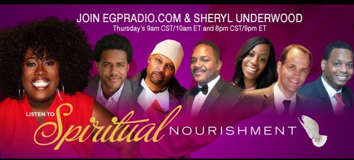 EvaPattersonCeo's tweet photo. Spiritual Nourishment Making A Positive Impact On Lives!😍 Tune In!! @sherylunderwood @UnderwoodRadio https://t.co/HjrTf1r7cD
