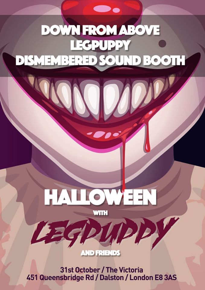 wearedsb's tweet image. DSb &amp;amp; FRIENDS - LIVE IN LONDON - HALLOWEEN NIGHT! @VICTORIADALSTON

facebook.com/events/2284986…

#DSb #legpuppy #downfromabove #music #playlist #LONDON #UK #England #concerts #shows #gigs #Halloween #NewMusicWednesday #WednesdayWisdom #WednesdayMotivation #EastLondon #dalston