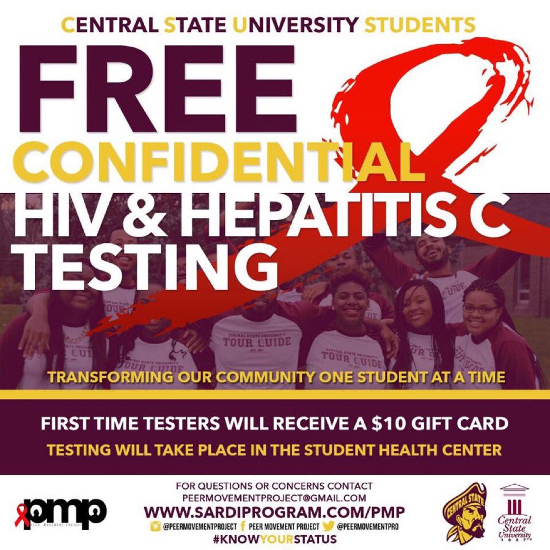 adrieris1's tweet photo. What? 🧐
•FREE HIV &amp; Hepatitis C Testing
Where?🤨
•CSU Health Center 
When?🤔
•1-4PM
What’s in it for you? 👀
•The first 20 first time tester students will get a $10 gift card🗣🗣🗣🗣
#CSU23 #CSU22 #CSU21 #CSU20 #CSU19 https://t.co/7vnZFP9H6M