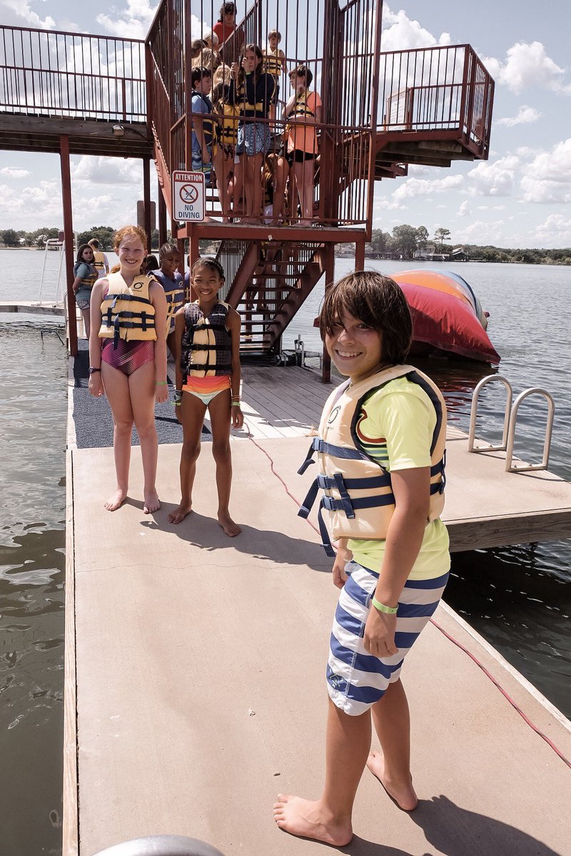FreyenbergerFun's tweet photo. First lake swim was a success! #sjesdallas #CampChampions #TheOutdoorSchool #6th https://t.co/27TViAH5WA