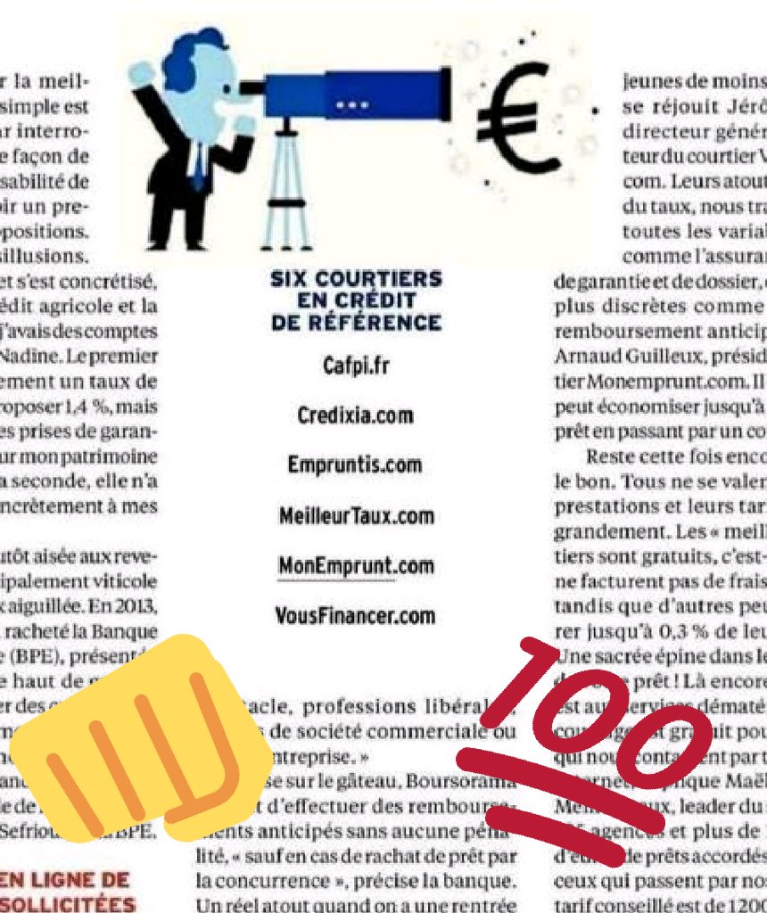 Boummmm. Congrat' à toute la team @monemprunt (🖐️ <a href="/gaelleaubree/">Gaëlle Aubrée</a> <a href="/arnaud_guilleux/">Guilleux</a> ) pour ce classement dans le top 6 de <a href="/LEXPRESS/">L'Express</a>  On est vraiment fiers de vous accompagner dans cette super aventure. #onlacherien