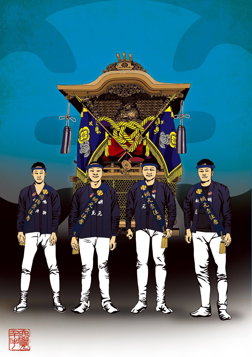 美術作品 だんじり岸和田祭 超お宝 希少 アート 書画 地車 天然木製