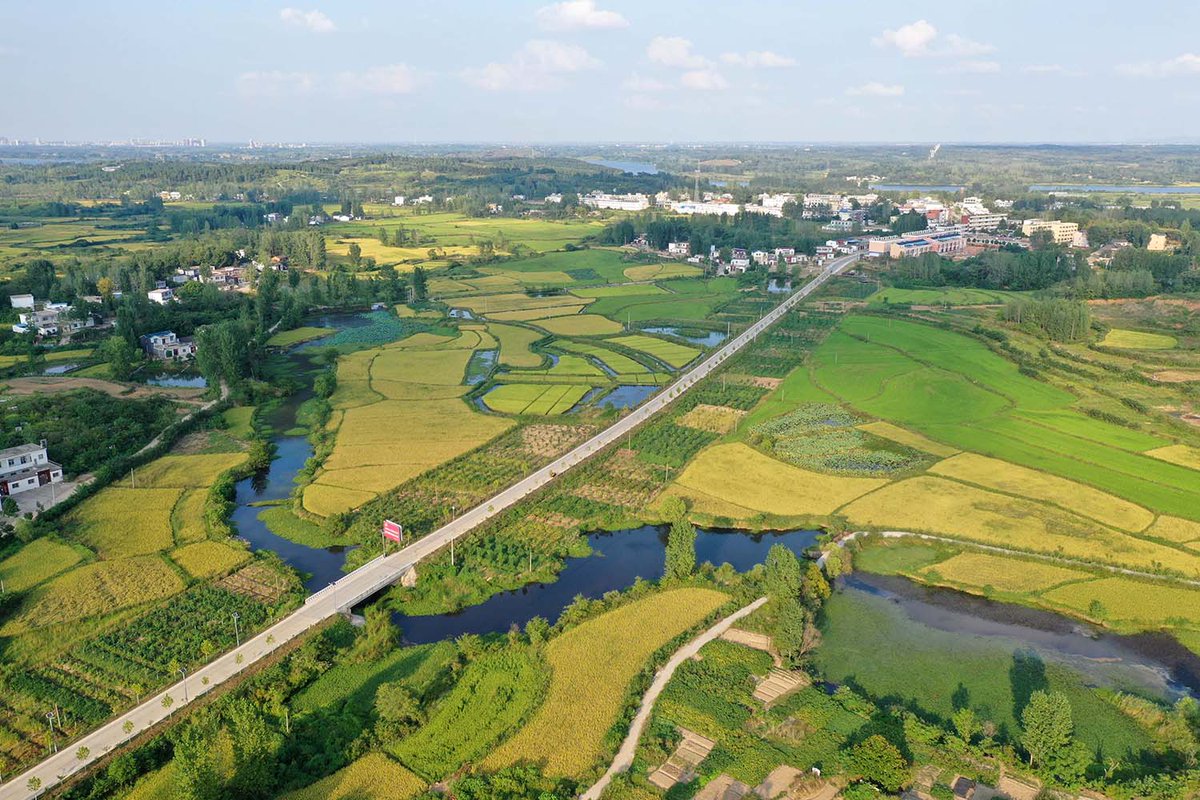 Xinyang City has been taking advantage of local resources to pursue a path of green development in C China’s Henan #FlyOverChina