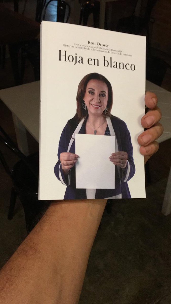 rosiorozco's tweet photo. YA SALIÓ mi 5o Libro
👉 “Hoja en Blanco”
Gracias @RitaMaHernandez por colaboración
Mañana llegan los primeros libros a la CDMX
OH HAPPY DAY #HojaEnBlanco
Pronto estará también disponible en internet ebook y el próximo año estará en inglés 😀 https://t.co/iiK2boOlYH