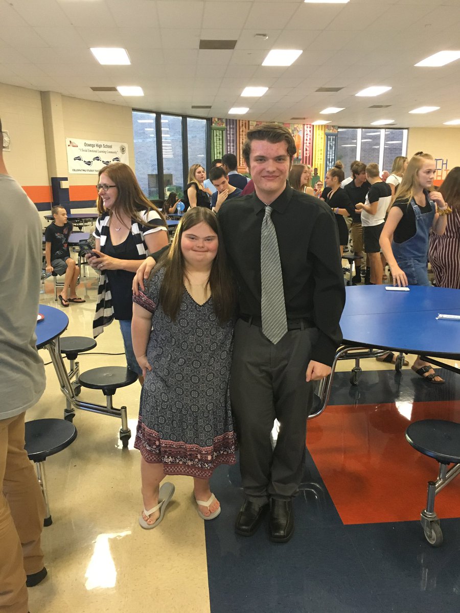 BestOswego's tweet photo. A HUGE thank you to everyone who came to match night tonight! Here are some star photos we got tonight! Loved every second of it and CANNOT wait for the whole year! 💜🧡💛💙#bestbuddiesoswego https://t.co/rj9saW2JAX
