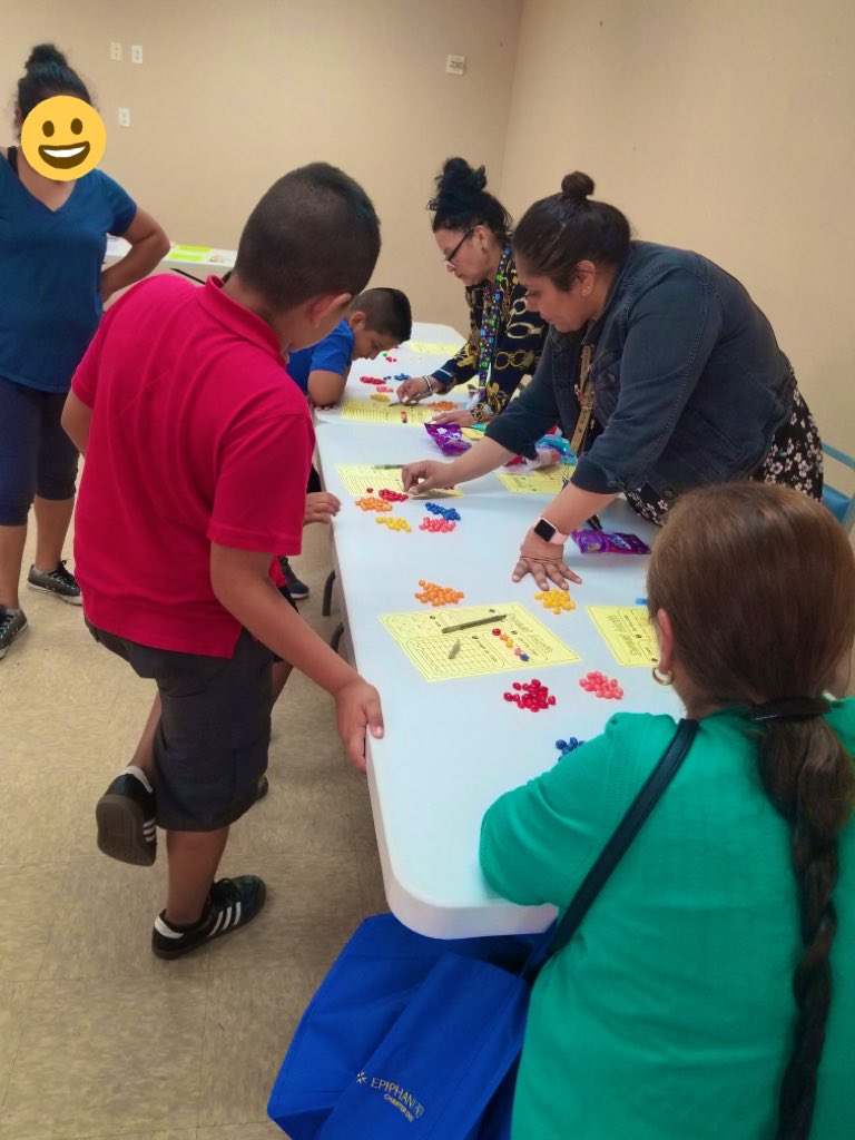 As a #communityschool, <a href="/EpiphanyPrep/">EpiphanyPrep</a> promotes learning beyond our campus to serve the entire #Escondido community. Family Math Night at Las Ventanas Village Apartments. Thank you for hosting us.
