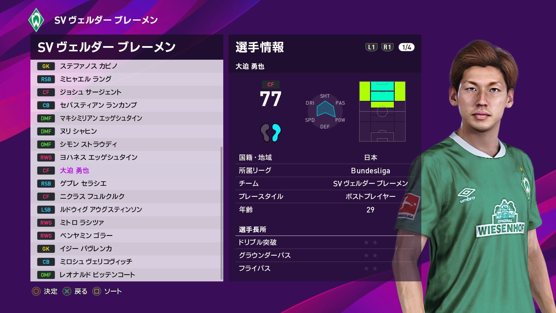 Wepesjp ドイツ在住 大迫勇也 鎌田大地 Pes ウイイレ Bundesliga