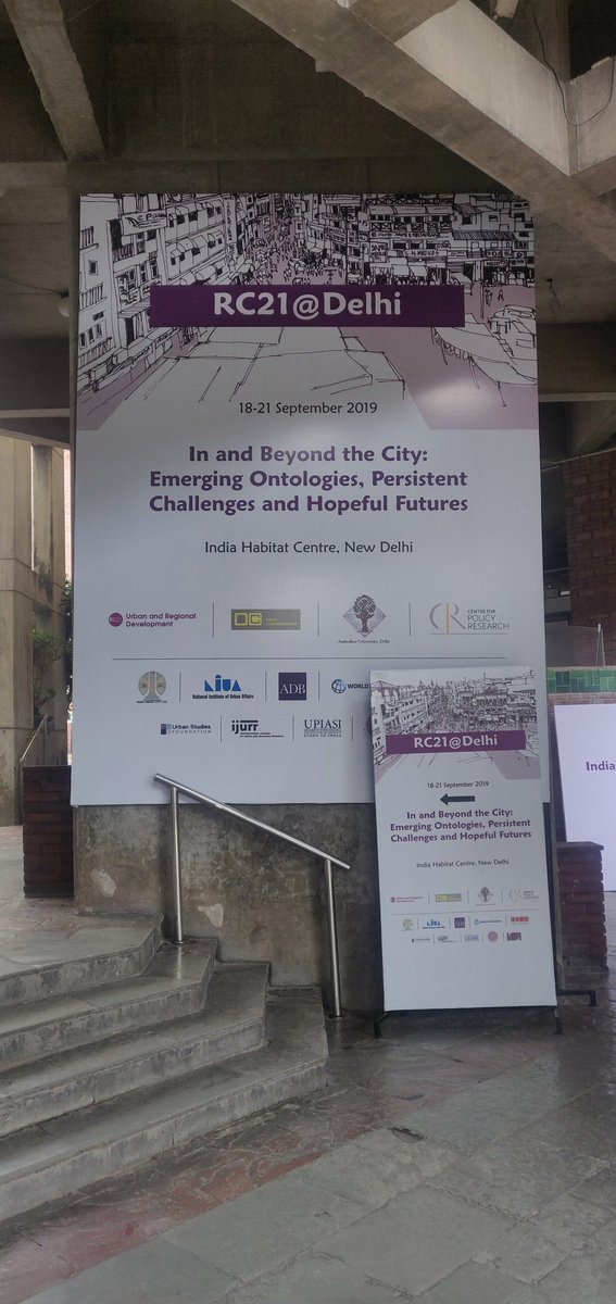 We are at #RC21Delhi! <a href="/iihsin/">Indian Institute for Human Settlements</a> researchers <a href="/anand_shriya/">Shriya Anand</a> Keerthana Jagadeesh <a href="/GautamBhan80/">Gautam Bhan</a> Sudeshna Mitra will be presenting their work today in various panels, discussing questions of #informality #foodeconomy #urbanism #periurban #landfinance #iihsresearch <a href="/ISA_RC21/">ISA-RC21</a>