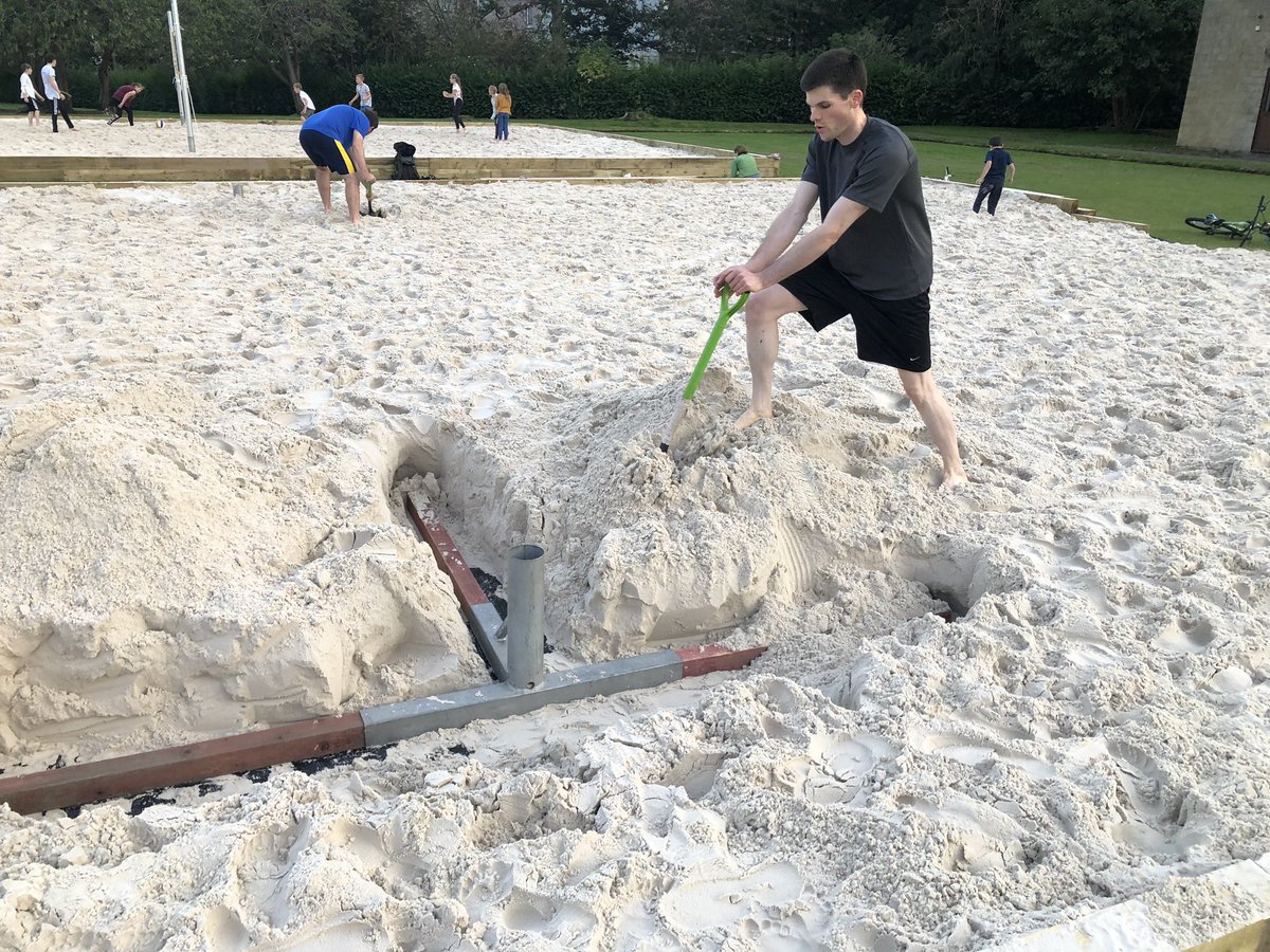 PerthVolleyball's tweet photo. Perth volleyball getting sand courts up and playing https://t.co/tvDffLfQFq