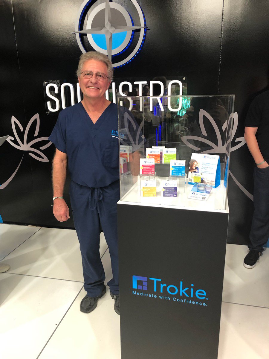 SilverStTrd's tweet photo. @drtrokie at @hall_of_flowers talking about Trokie! 
.
.
Keep out of reach of children. For adults only 21 years and older. 
#thc #cbd #cannabis #nvcannabis https://t.co/w0oirpjMCX