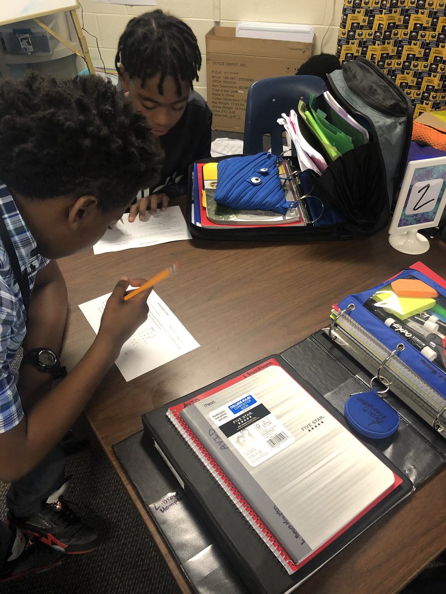 K_Bake_'s tweet photo. 2nd Period needed a little more time with the organization piece, but everyone left with a nice, organized binder! 6th graders did a great job working collaboratively! #BMSAVID #BMSMakeItHappen https://t.co/SkgIFBm4SO