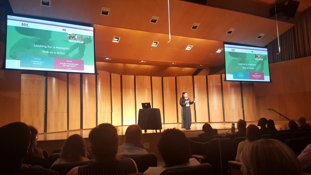 The 2nd pitch is from La Escuela de Estella. They provide help getting #mariachi performers work as a professional in the #SanAntonio &amp; #Texas region. Their service is unique. Laescueladeestella.net #sanantoniotx #tustumberg <a href="/Trinity_U/">Trinity University</a> <a href="/TrinityEntrep/">TU.Entrepreneurship</a> #bestofsa #mexico #music