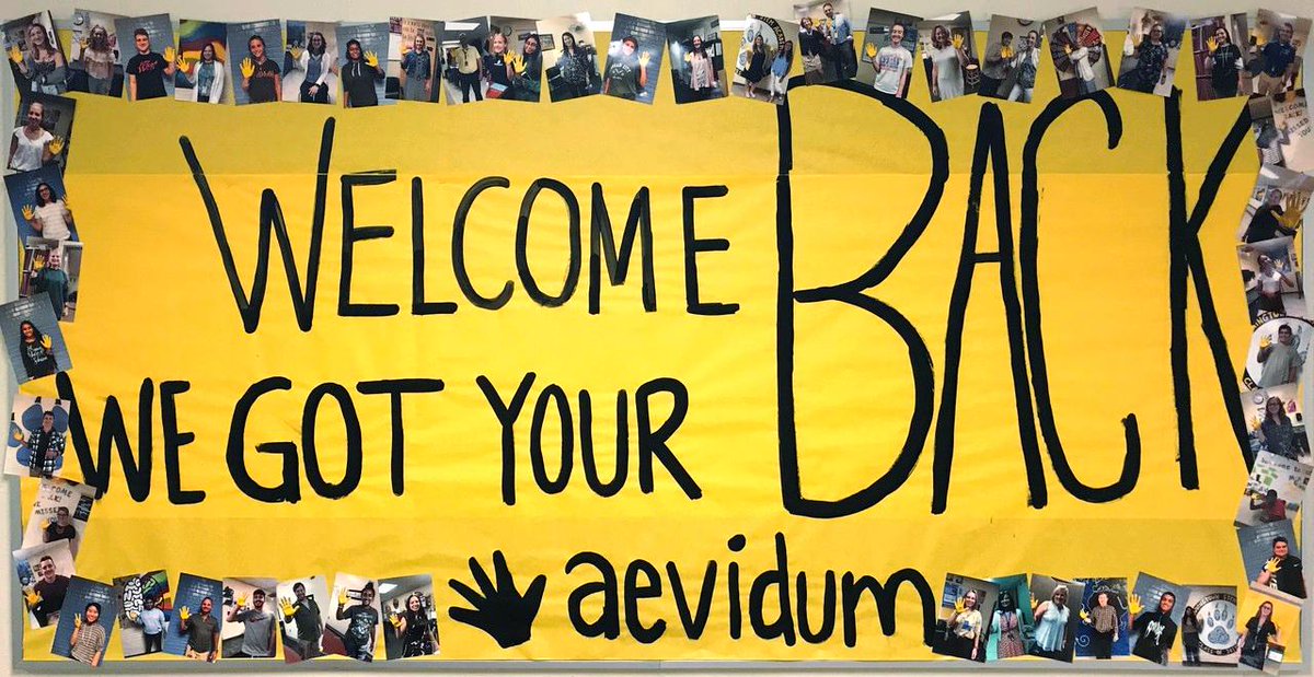 How amazing is this welcome back banner from Downingtown STEM Academy?? It's inspiring to see all of the students and staff who pledge to have each others' backs!

#aevidum #gotyourback #mentalhealth #suicideprevention #endthestigma #suicideawareness #schoolculture #downingtown