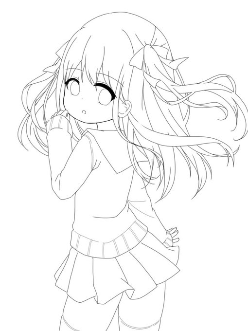 早く色塗りしたくて凄い勢いで描いた(('∀`*)) 