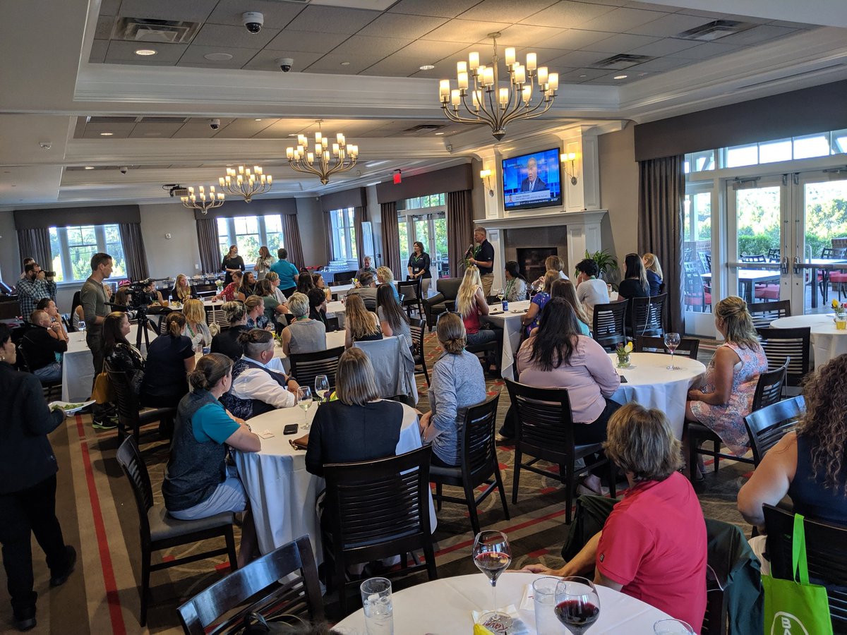 Excited to be here at <a href="/BayerGolf/">BayerGolf</a>'s inaugural Women in Golf event. Great turnout, great energy. Looking forward to some insightful conversations. #WomenInGolf2019