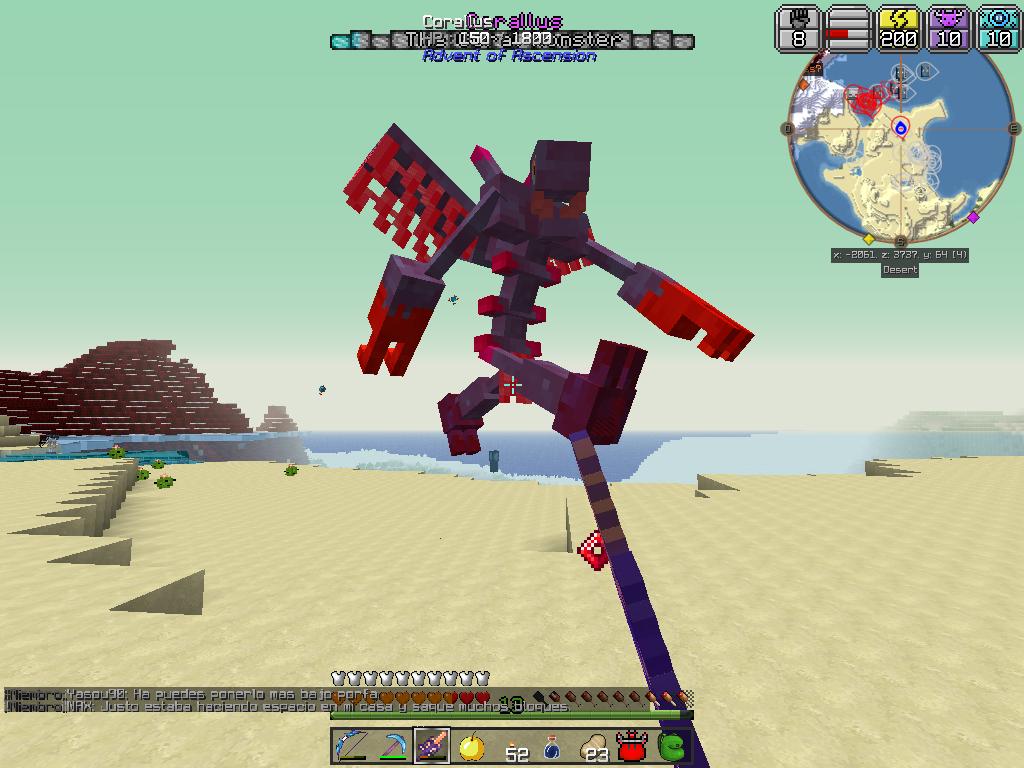 DlbatutxD's tweet photo. Los Primeros Bosses y demás cositas... en el server #LESDM de @HeberonYT #Minecraft #Minecraft2019 #MinecraftconMods #ADVENTOFASCENSION 😆😆😆 https://t.co/UAFE1tT79E