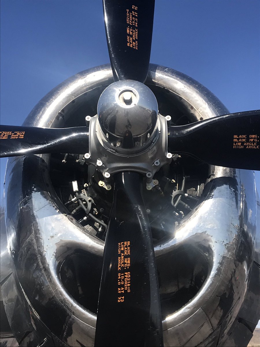 “Doc” visiting DVT this week. I never pass up a chance to geek out on old planes. @DocsFriends #B29 #Superfortress