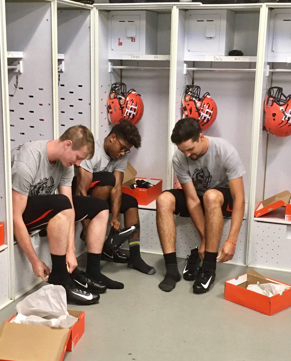 Thank You Chandler Jones. UE Tiger Football will be wearing our brand new cleats this Friday night. Go Tigers!