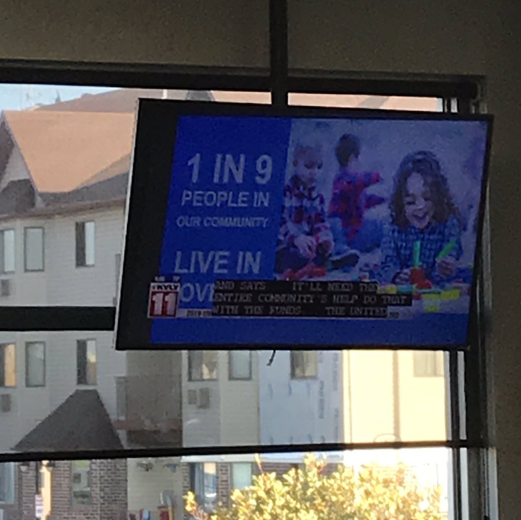 Working out at @ymcacassclay while watching a highlight of <a href="/UnitedWayKristi/">Kristi Huber</a> at today’s event. Great reminder of all the beautiful partnerships/connections we’re blessed to have here in <a href="/cityoffargo/">City of Fargo</a>. Thanks for continued partnership <a href="/UnitedWayFargo/">United Way Cass-Clay</a> &amp; for the  inspirational event!