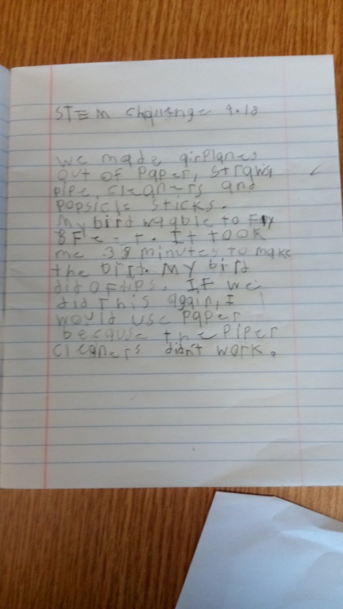After learning about the properties that allow birds to fly, we made our own birds with various craft materials. We tested for flight distance, air time, and the number of turns and logged our findings. #STEMChallenge #Aerodynamics #DMLKMS <a href="/MrGrassoAP/">MrGrasso</a> <a href="/Asbury_ParkSD/">Asbury Park Schools</a> @APSuperGray