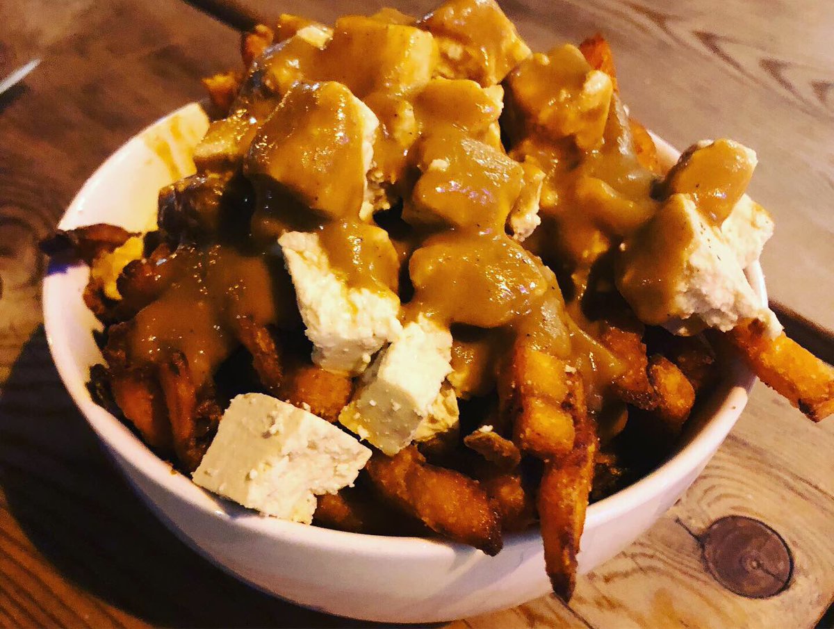 Vegan Poutine! #vegancanada #Montreal