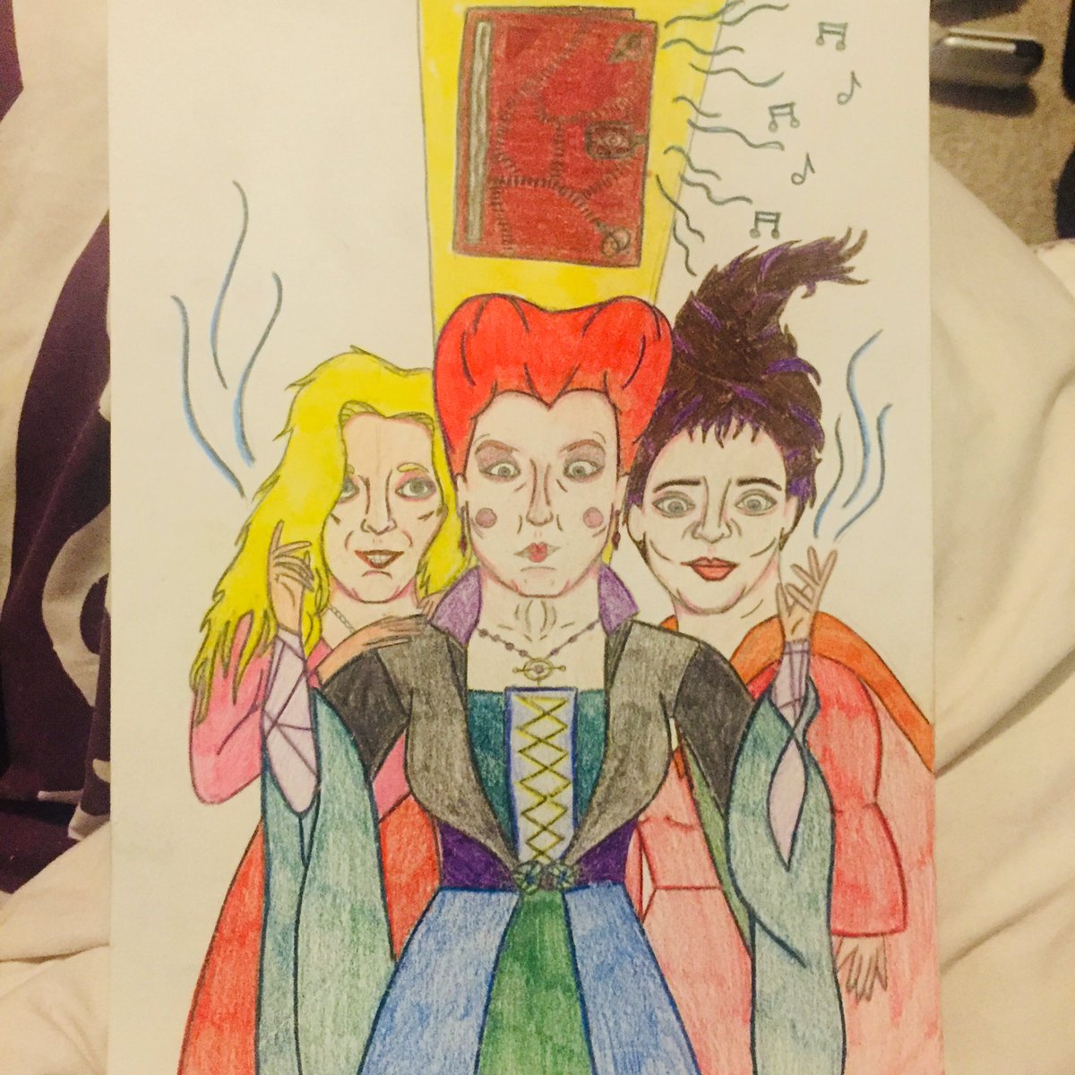 Mystery_18_Art's tweet photo. A drawing of Hocus Pocus because it’s almost HALLOWEEN 👻
#art #artexplore #drawing #drawings #sketchbook #sketch #penicilsketch #sketching #dailydrawing #artistic #hocuspocus #magic #halloween #witches #disney #films #ilovehocuspocus #hocuspocusart #hocuspocusdrawing https://t.co/OUO5OikSFt