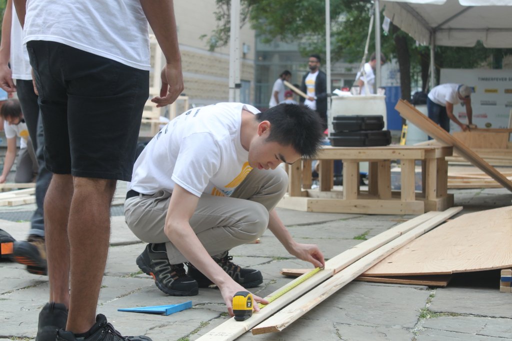 FEAStorontometu's tweet photo. .@timberfever was a blast! The competition brings together architectural science and civil engineering students from across Canada to build life-size structures made of wood. To see the final structures and vote for your favourite, visit ⇨ https://t.co/3z7pgzOSVY 

#timberfever https://t.co/DkPFUhejig