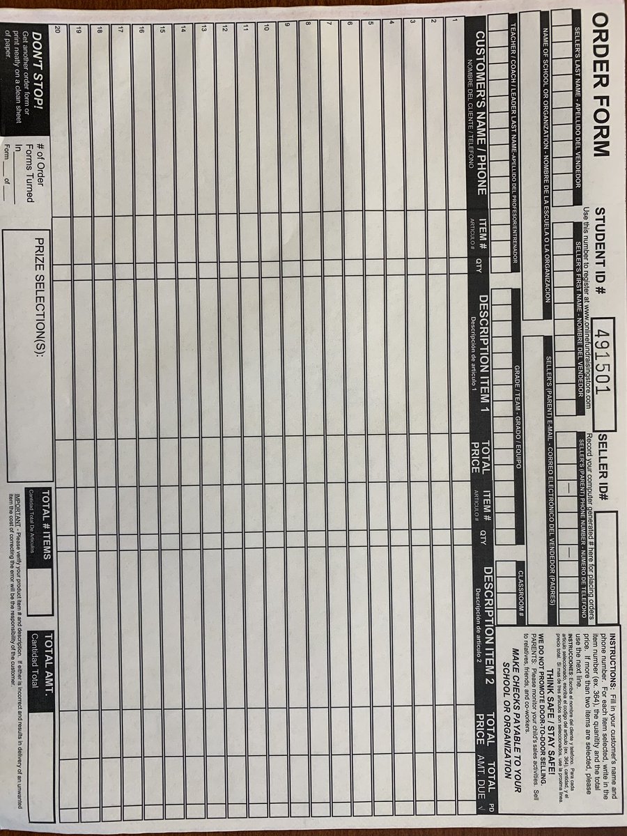 The 1st Freshman class fundraiser has begun. Why not ask your family members &amp; friends to buy all sorts of this delicious food and you can hand deliver when you see them for Thanksgiving! Order forms and money are due October 1. See Mrs. Weisenstein in room 105 with questions.
