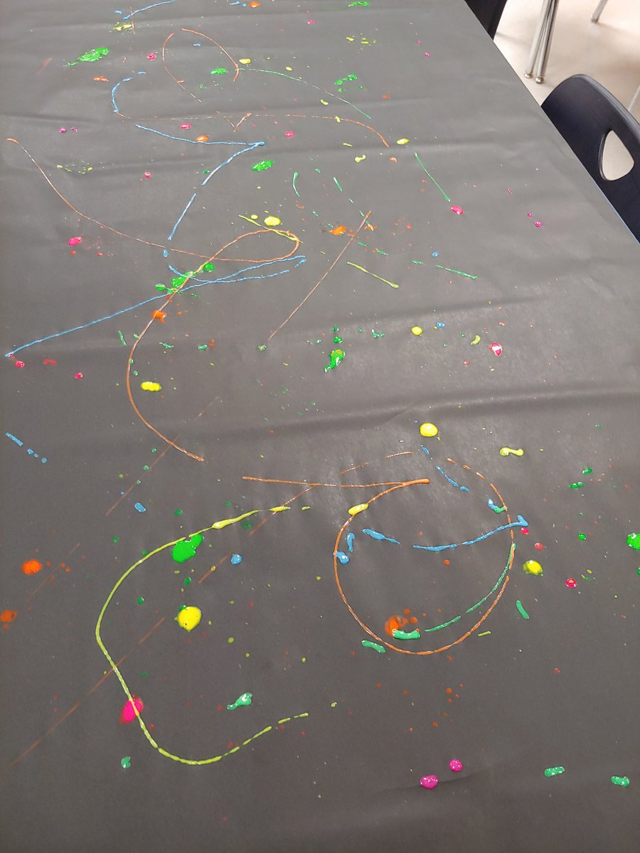 Micah fager (@micah_fager) on Twitter photo Splatter paint, neon colors, pac man, and black lights...tomorrow is going to be awesome! #RockYourSchoolDay2019 <a href="/RFe_RCS/">Rocky Fork Elementary</a> #80s Splatter paint, neon colors, pac man, and black lights...tomorrow is going to be awesome! #RockYourSchoolDay2019 <a href="/RFe_RCS/">Rocky Fork Elementary</a> #80s