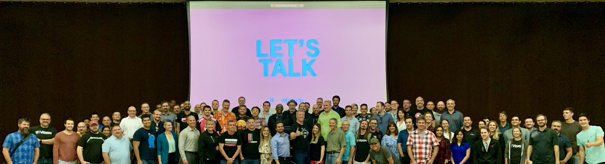 Meet the T|Vision engineering, product, network and development teams! These are the folks working around the clock to change the game in how people can consume the content they love. Humbled to work with so many creative and smart people! #UnCable #UnCarrier