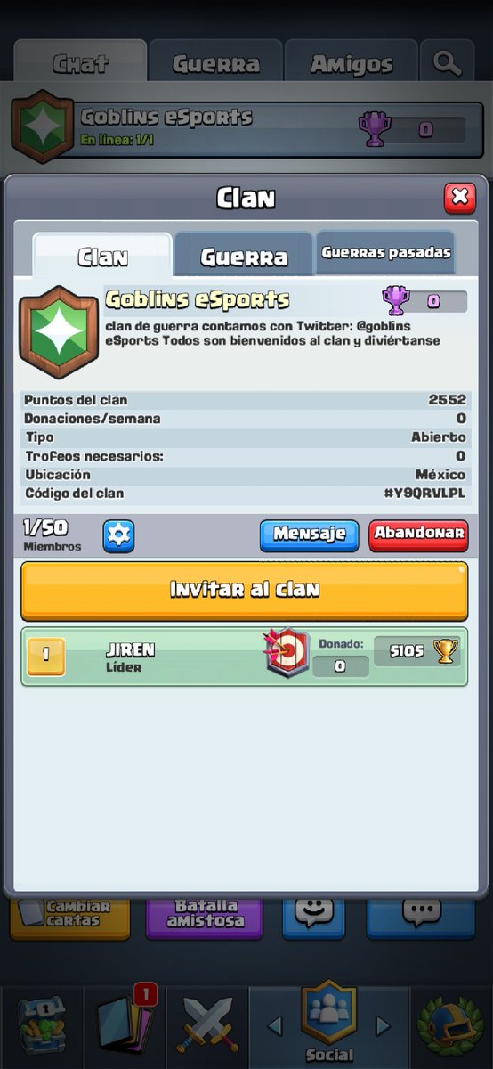 Goblins_eSport's tweet photo. Ya estas de vuelta después de tanto tiempo
Lo siento por la ausencia pero fue por cuestión personal pero ya 

¡¡ESTAMOS DE  REGRESÓ!!

Y para celebrar el regreso voy abrir 2 clanes para este equipo
Tendremos 2 clanes: 1° de guerra y 2° ladder https://t.co/tPj5l6zrvm