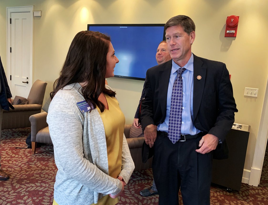 What an awesome closing to the WI #HiketheHill 2019. Thanks for the great discussion about the #CUDifference today @RepRonKind! @Royal_CU