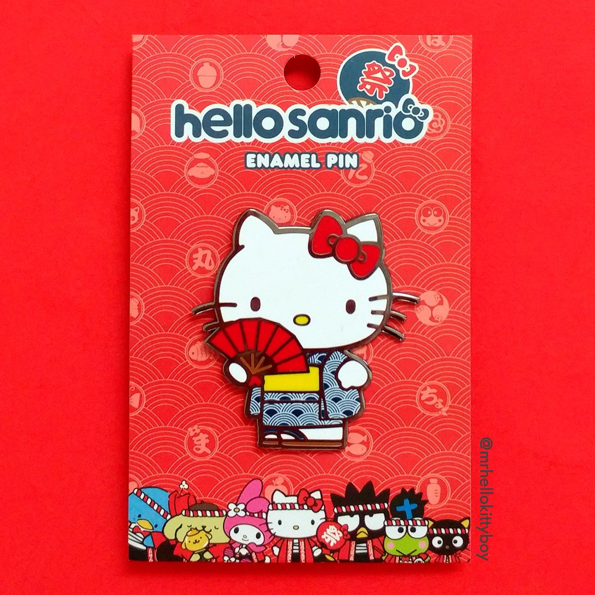 😻🎀🛍️❤ My personal favorite pieces from the <a href="/hellokitty/">Hello Kitty</a> #WorldMarketXHelloKitty <a href="/worldmarket/">World Market</a> #Omatsuri Collection Designed Exclusively for #CostPlusWorldMarket Love this #HelloKitty Enamel Pin. #CostPlus #WorldMarket #Sanrio #redbow #hellokittycollector #ilovehellokitty