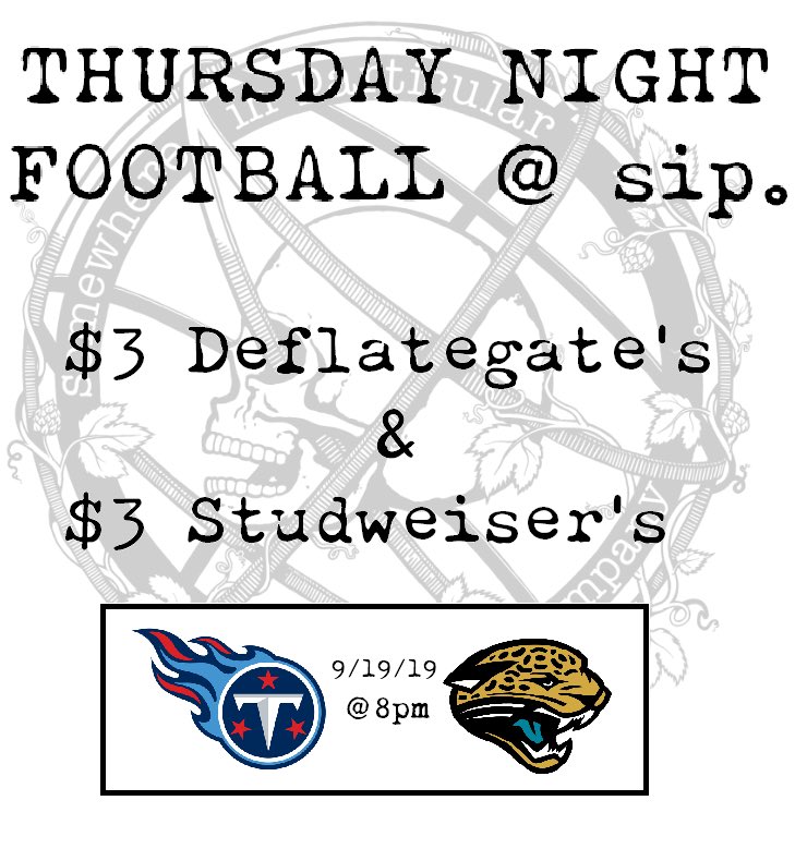 sipbrew's tweet photo. The patio will be open too, should you care more for the beer and company than the football! https://t.co/StITCpesze