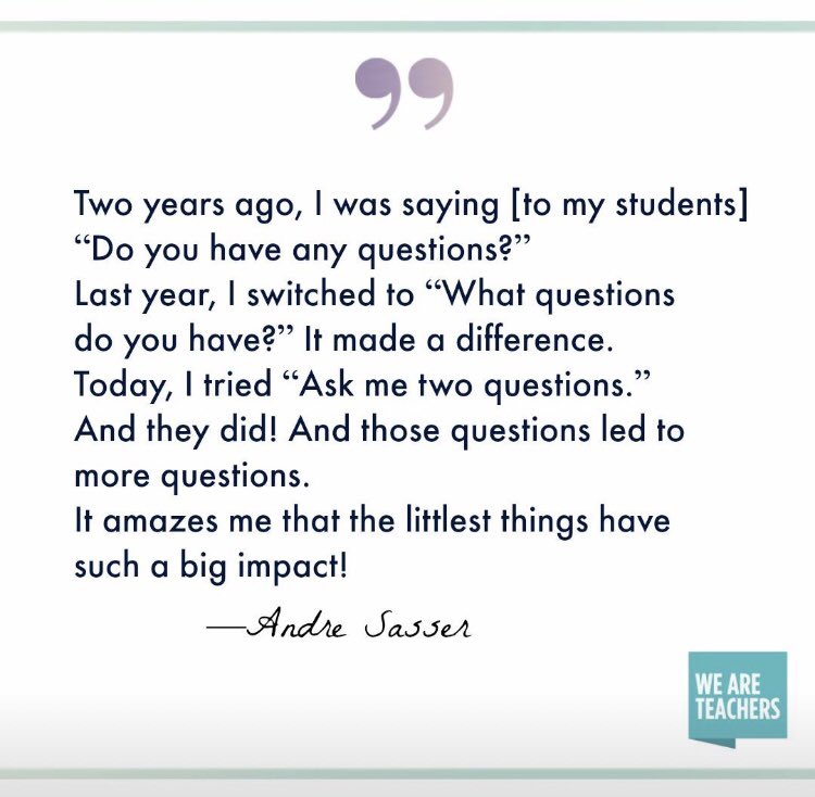 misd_weRscience's tweet photo. It’s true! Our students shouldn’t be expected to just accept new information...asking questions about new information will lead to deeper understanding. #cornellnotes #criticalthinkingwheels #questionstems @McAllenISD https://t.co/9mM6nUNhJk