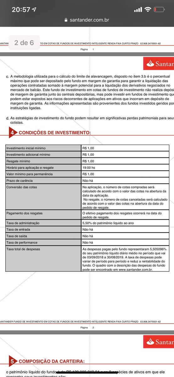 ThiagoNigro's tweet photo. Fundo cobrando taxa de adm de 5,5% para investir em renda fixa com selic a 5,5%.
150M. É justo? 🤷🏼‍♂️ https://t.co/0i0IRoXwGY