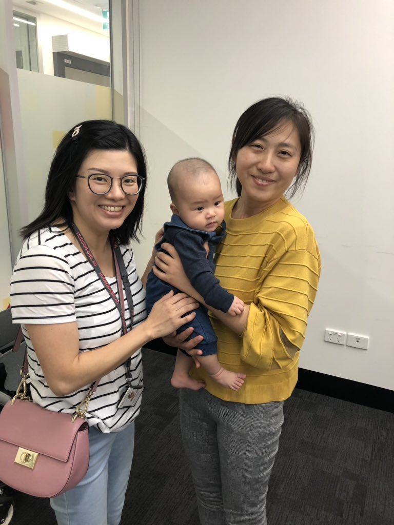 BiotechBec's tweet image. It’s Baby Shower Day at @LimLab_ and bonus visit from Siow Teng and Baby Tyler 😍😍😍😍😍😍😍😍
I love our family friendly environment @Hudson_Research @SCSMonash 👶 🍼