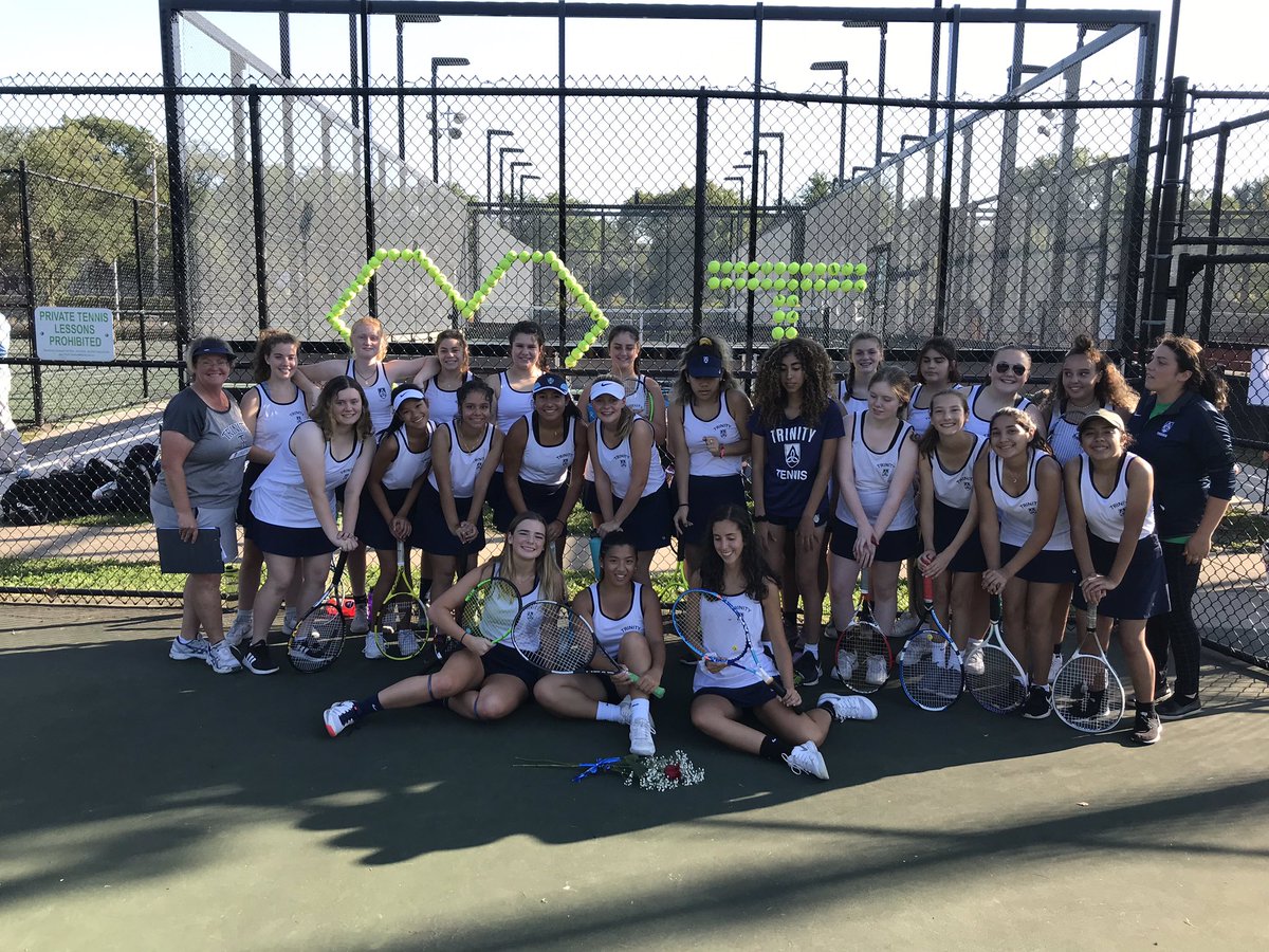 Blazerssports's tweet photo. Today we celebrated our Tennis seniors!  We 💙 seniors! 🎾🎾🎾 https://t.co/bKRN5TJRjc
