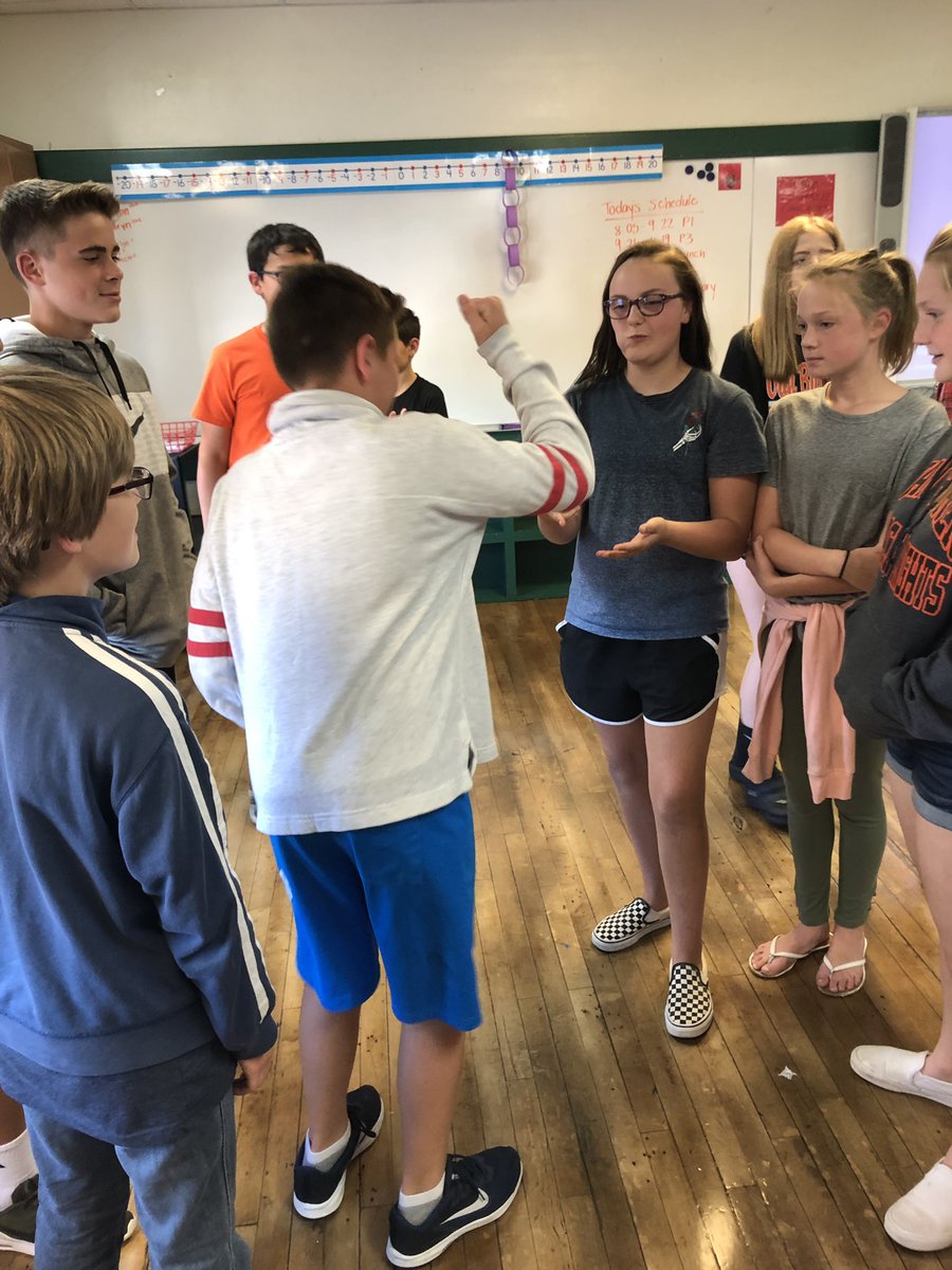 First day of advisory for the school year! I love seeing the growth and changes in the students from year to year. Welcome to our new 6th graders ❤️ #hrabrost #bravery #VB1team